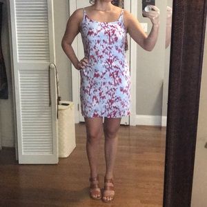 Multicolored spaghetti strapped dress